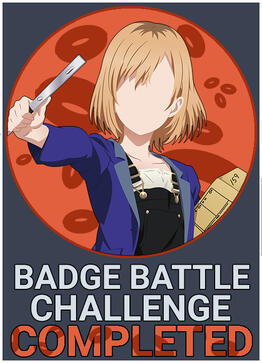 Battle Badge Aoi vs Hana